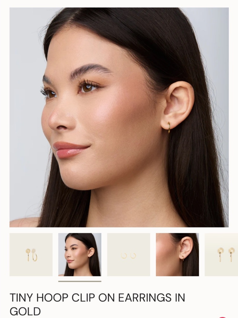 Tiny Gold Hoop Clip-On Earrings - AIORI